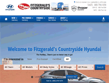 Tablet Screenshot of fitzclearwaterhyundai.com